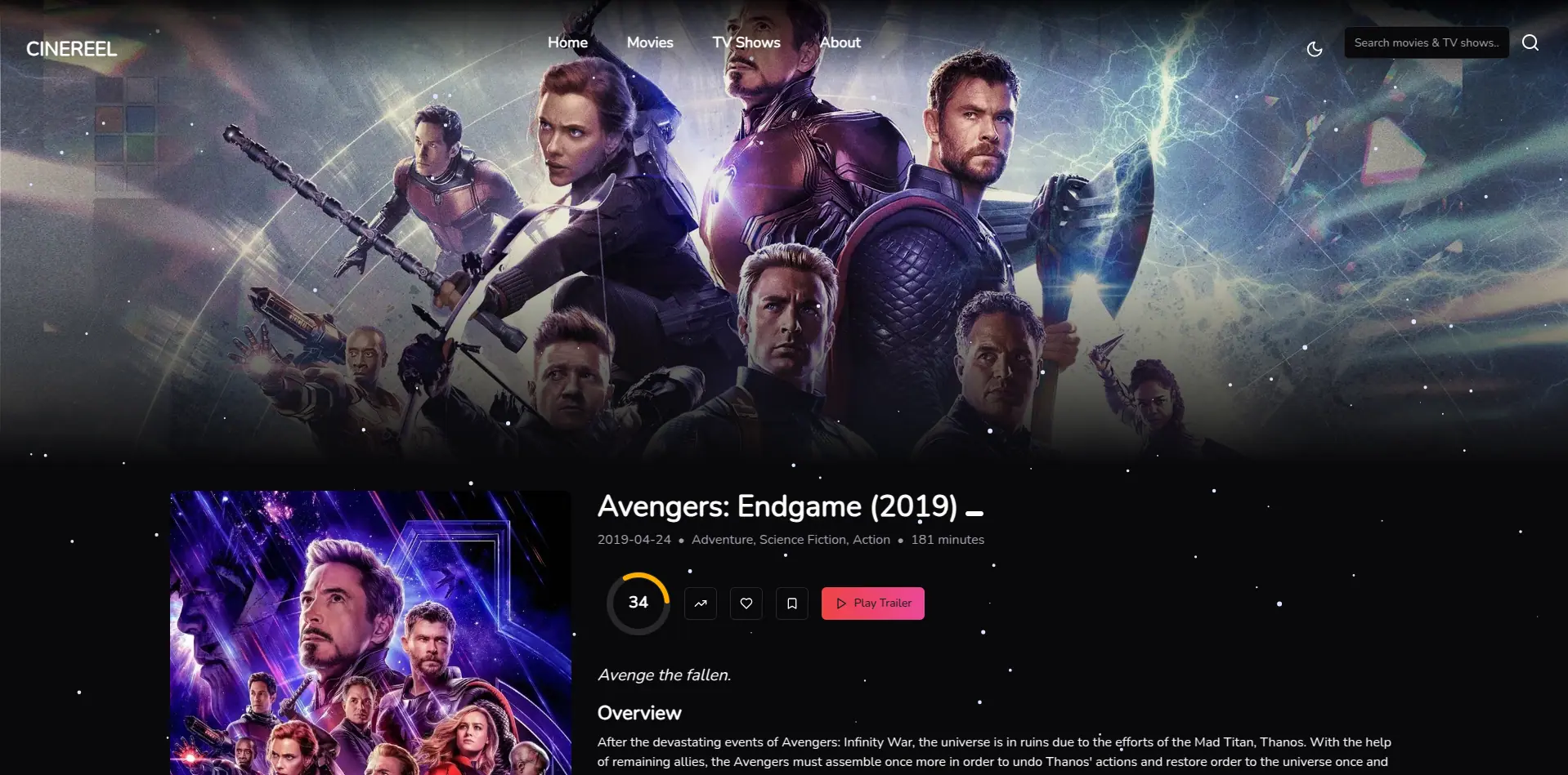 Detailed Movie View: Synopsis, Cast, and More