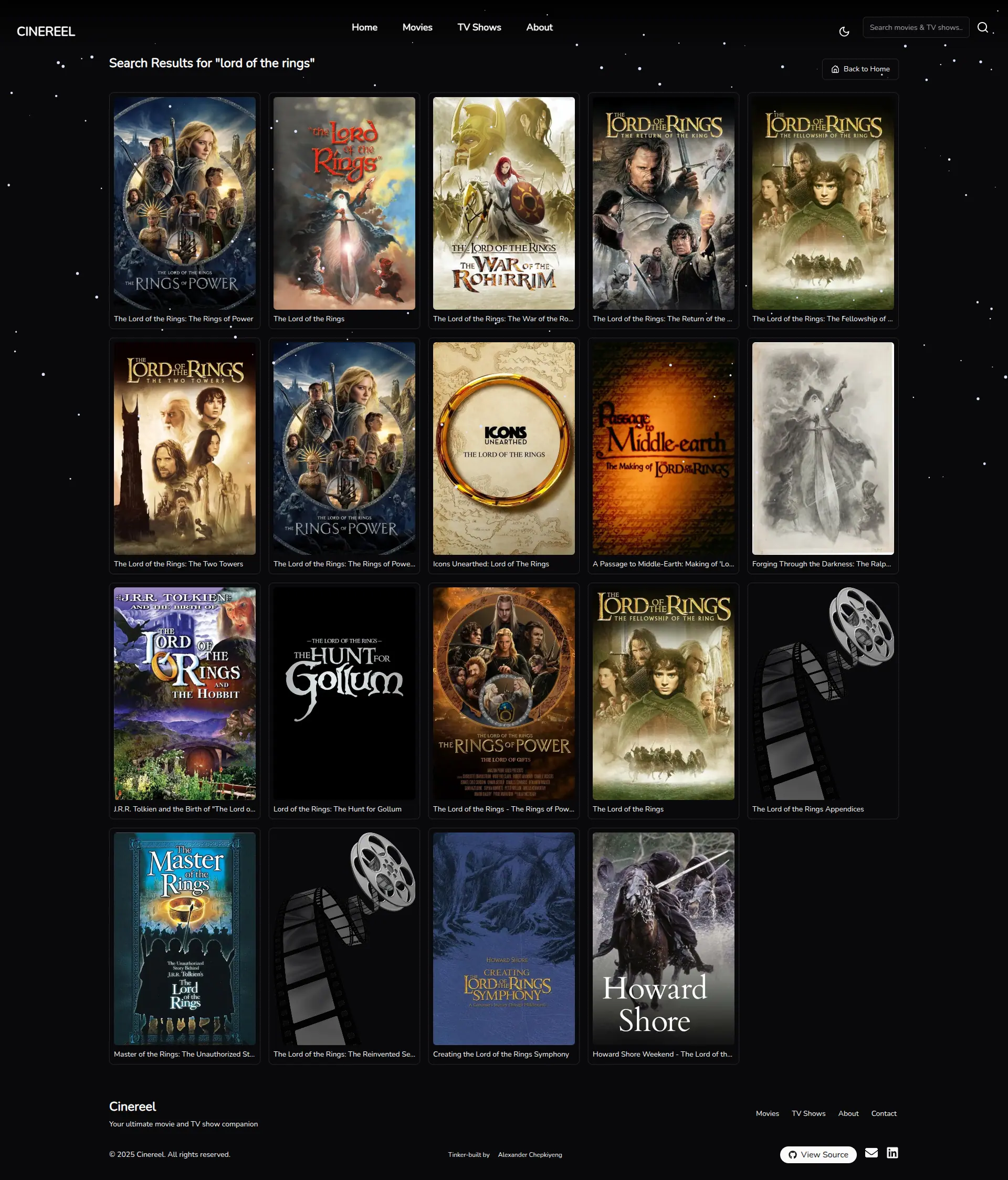 Instant Search: Find Your Favorite Films