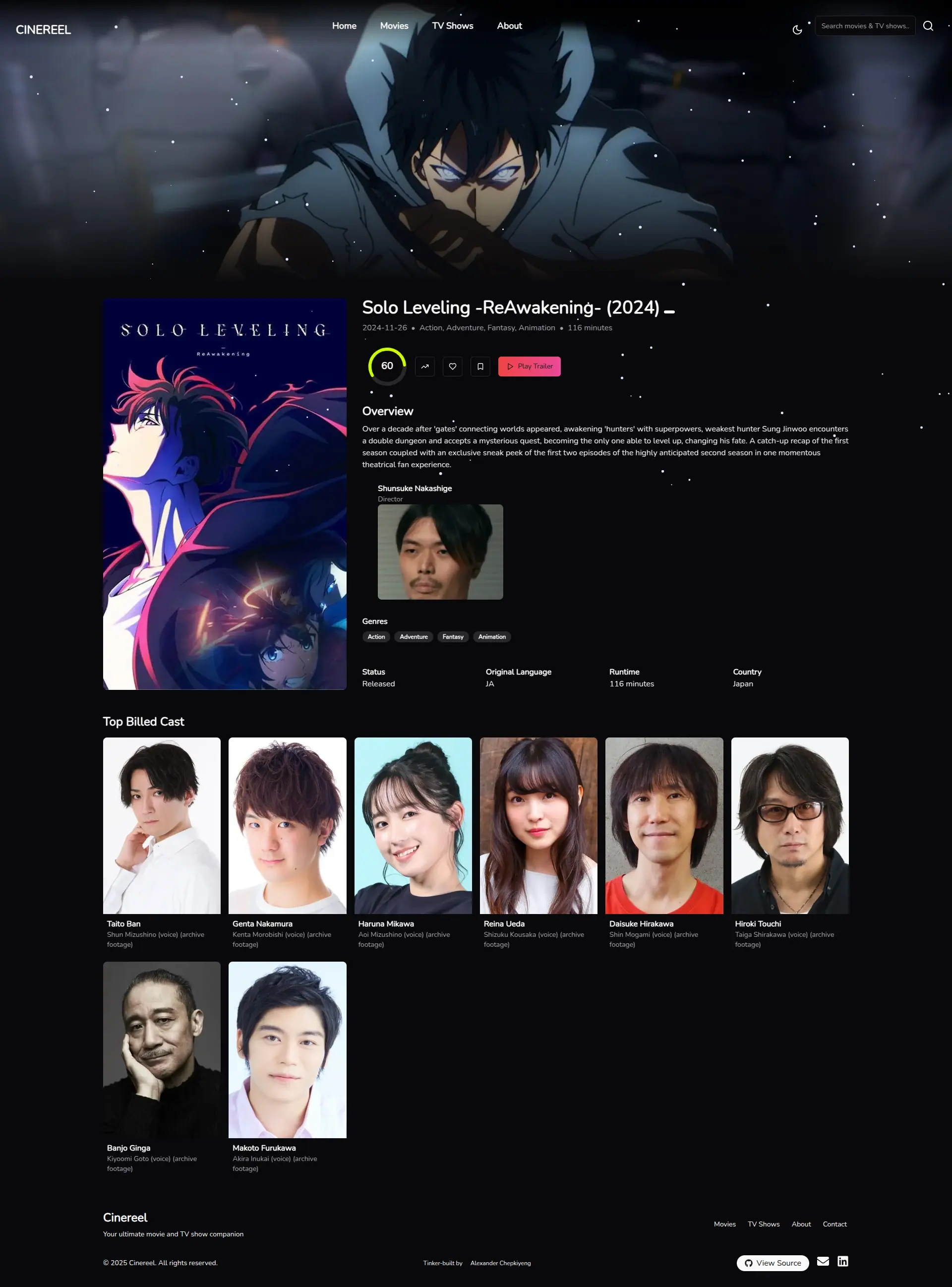 TV Show Details: Explore Seasons and Episodes